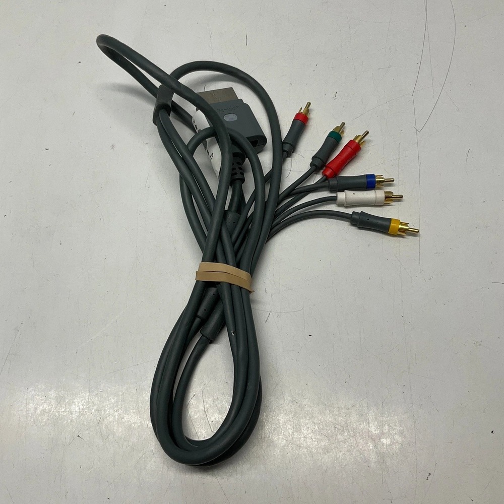 Microsoft Xbox 360 Component HD AV Cable Gray X801255-100 Genuine OEM Accessory